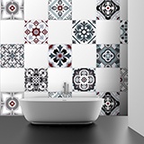 Adesivi Murali: Kit 48 mattonelle per da cucina tradizionale 4