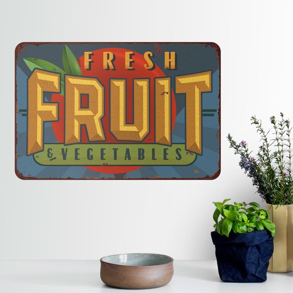 Adesivi Murali: Fresh Fruit & Vegetables