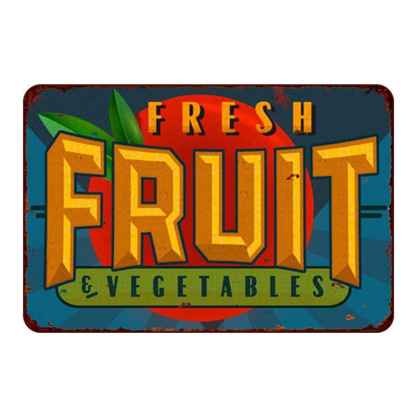 Adesivi Murali: Fresh Fruit & Vegetables