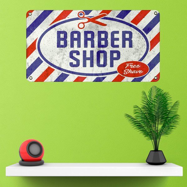 Adesivi Murali: Barber Shop