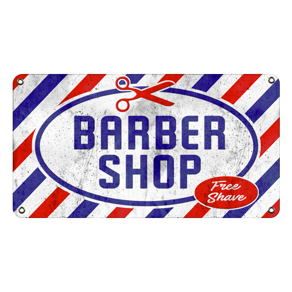 Adesivi Murali: Barber Shop