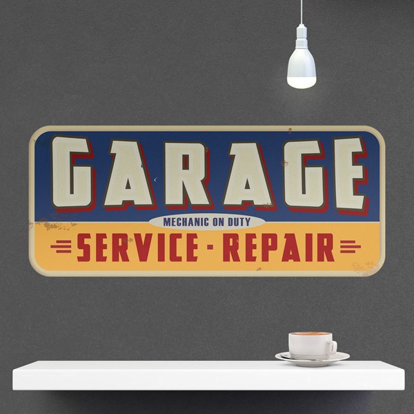 Adesivi Murali: Garage Service Repair 1