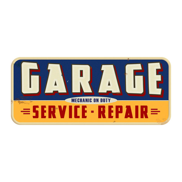 Adesivi Murali: Garage Service Repair