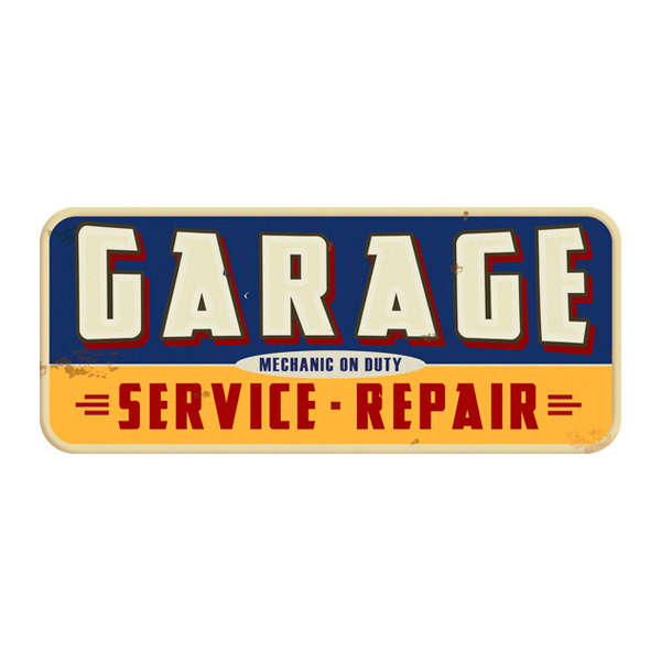 Adesivi Murali: Garage Service Repair 0