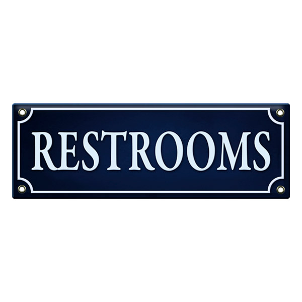 Adesivi Murali: Restrooms