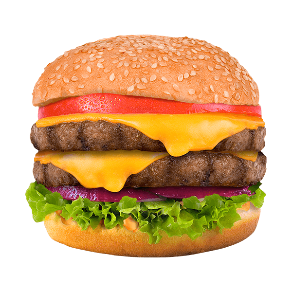 Adesivi Murali: Doppio Hamburger