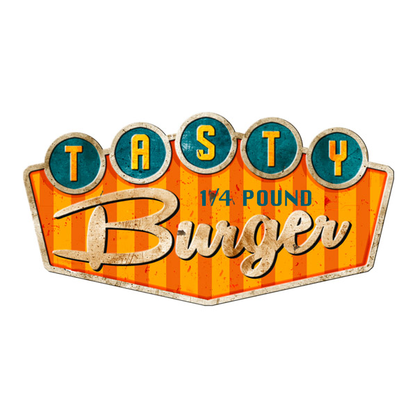 Adesivi Murali: Tasty Burger