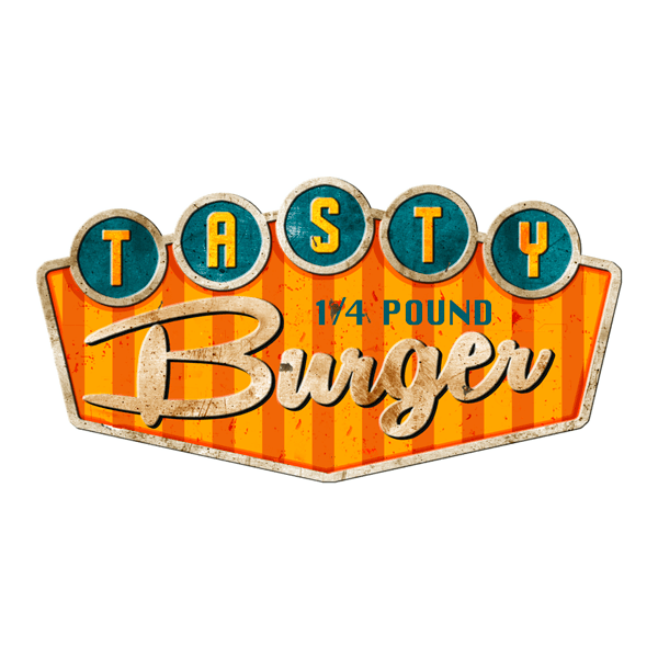 Adesivi Murali: Tasty Burger 0