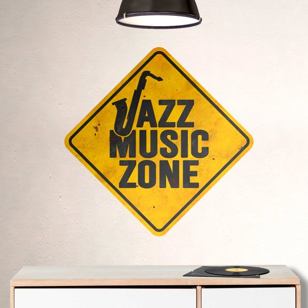 Adesivi Murali: Jazz Music Zone