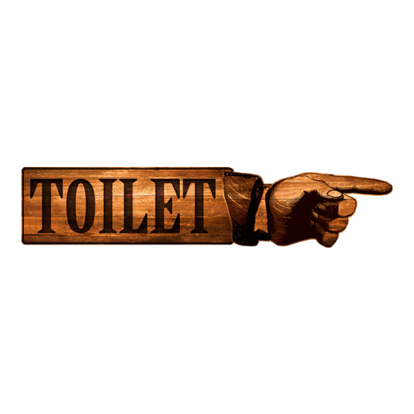 Adesivi Murali: Toilet