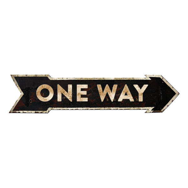 Adesivi Murali: One Way