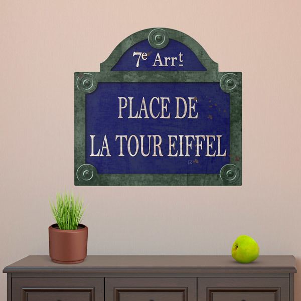 Adesivi Murali: Place de la Tour Eiffeel