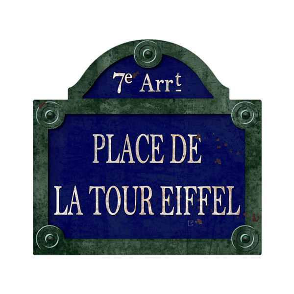 Adesivi Murali: Place de la Tour Eiffeel