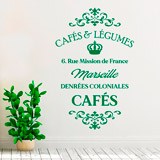 Adesivi Murali: Cafés e Légumes 3