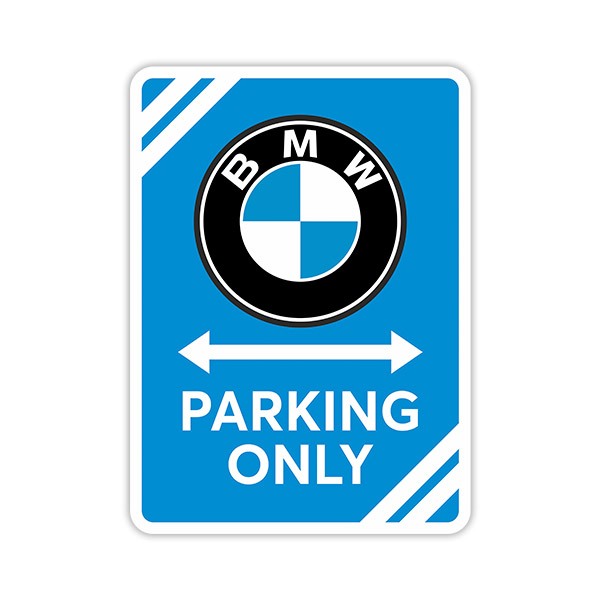 Adesivi Murali: BMW Parking Only