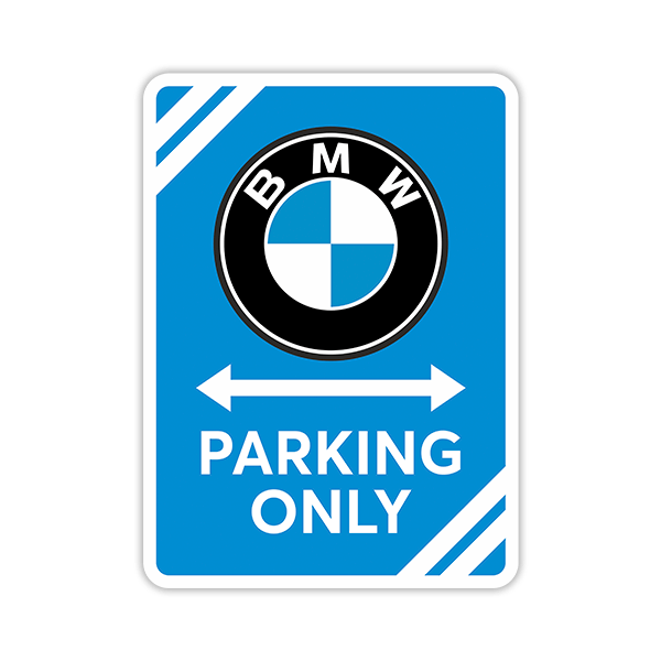 Adesivi Murali: BMW Parking Only 0