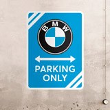 Adesivi Murali: BMW Parking Only 3