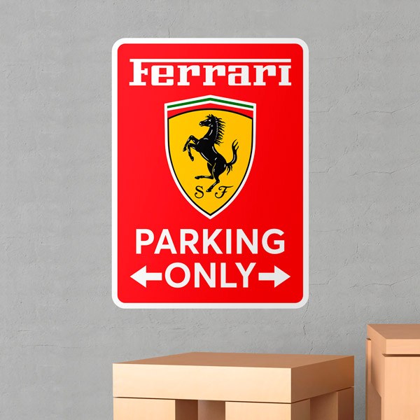 Adesivi Murali: Ferrari Parking Only