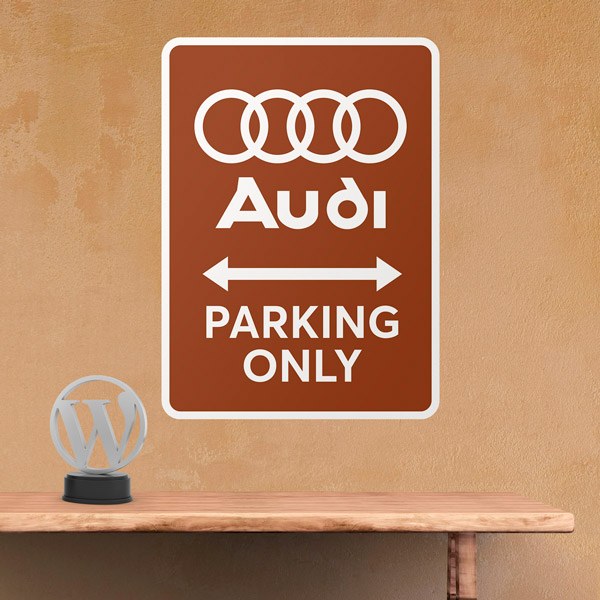 Adesivi Murali: Audi Parking Only