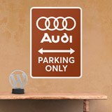 Adesivi Murali: Audi Parking Only 3