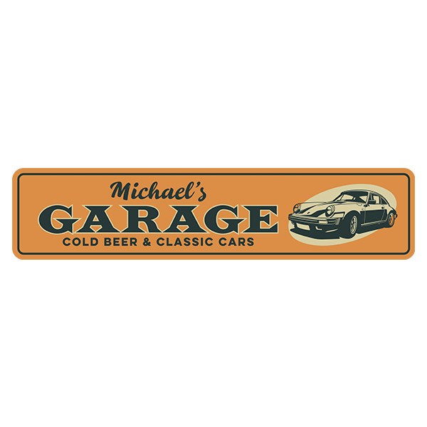 Adesivi Murali: Garage Personalizzato