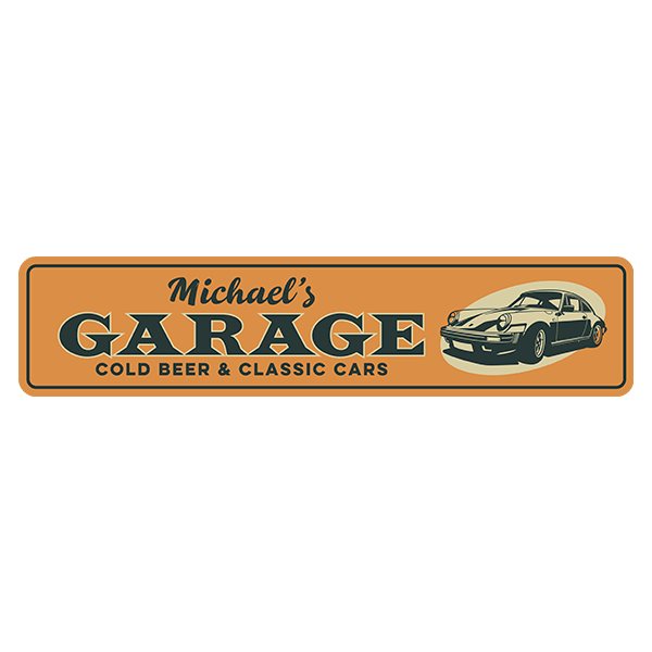 Adesivi Murali: Garage Personalizzato