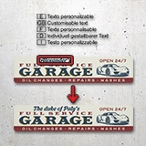 Adesivi Murali: Garage Full Service Personalizzato 4