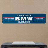 Adesivi Murali: BMW Garage Personalizzato 3