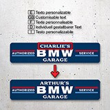 Adesivi Murali: BMW Garage Personalizzato 4