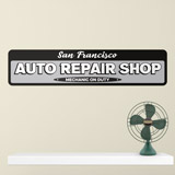 Adesivi Murali: Auto Repair Shop Personalizzato 3