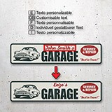 Adesivi Murali: Garage Service & Repair Personalizzato 4