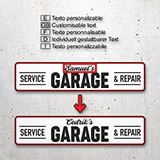 Adesivi Murali: Service Garage Personalizzato 4