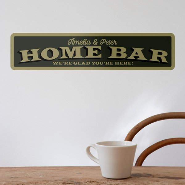 Insegna Personalizzata Home Bar 2