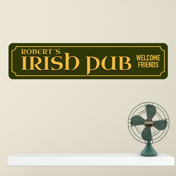 Insegna Personalizzata Irish Pub 2