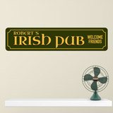 Adesivi Murali: Irish Pub Welcome Friends 3