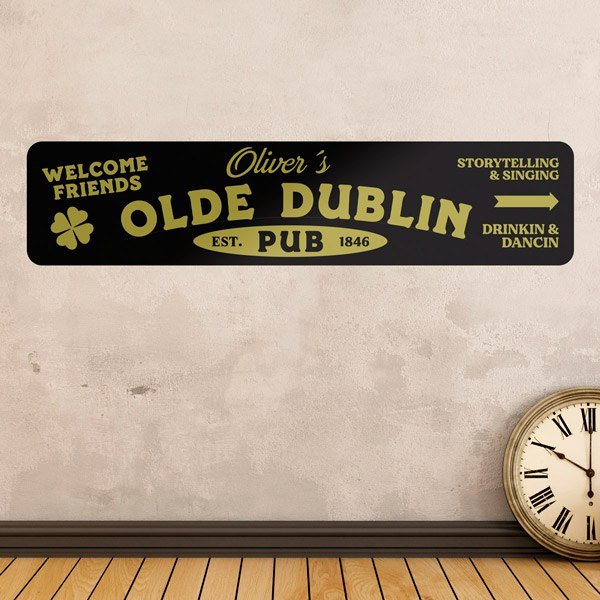 Insegna Personalizzata Olde Dublin Pub 0