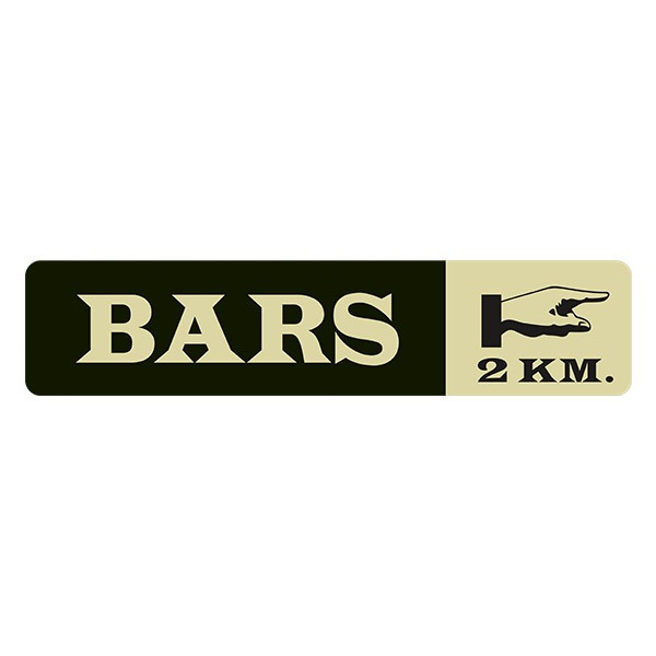 Adesivi Murali: Bars 2 km