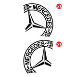 Adesivi per Auto e Moto: Camion Mercedes 3