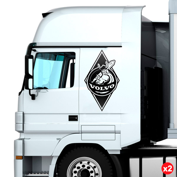 Adesivi per Auto e Moto: Viking Volvo per camion