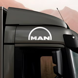 Adesivi per Auto e Moto: Logo Simple MAN per camion 2
