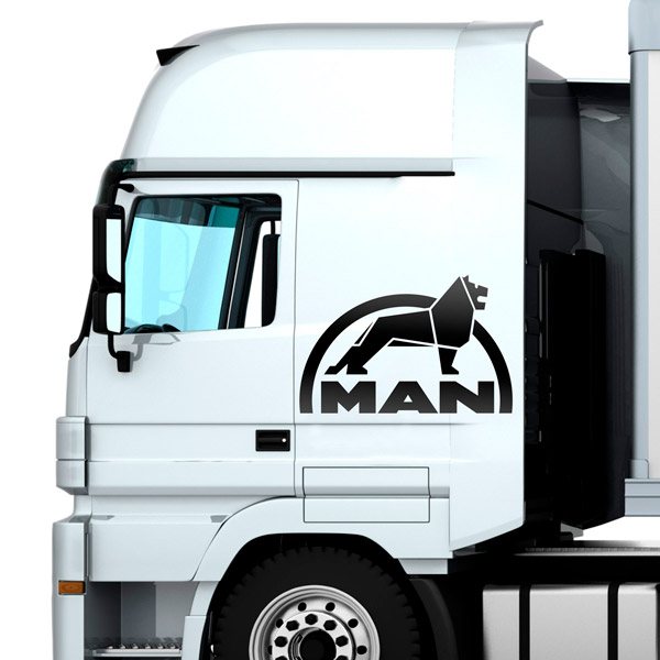 Adesivi per Auto e Moto: Logo MAN Lion per autocarro