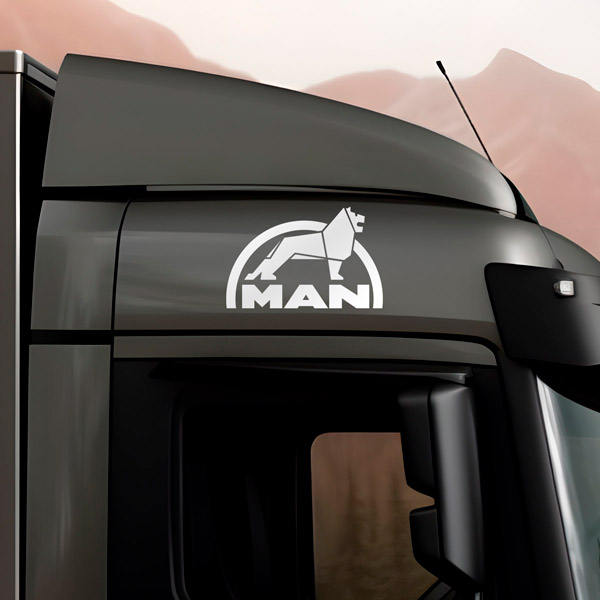 Adesivi per Auto e Moto: Logo MAN Lion per autocarro