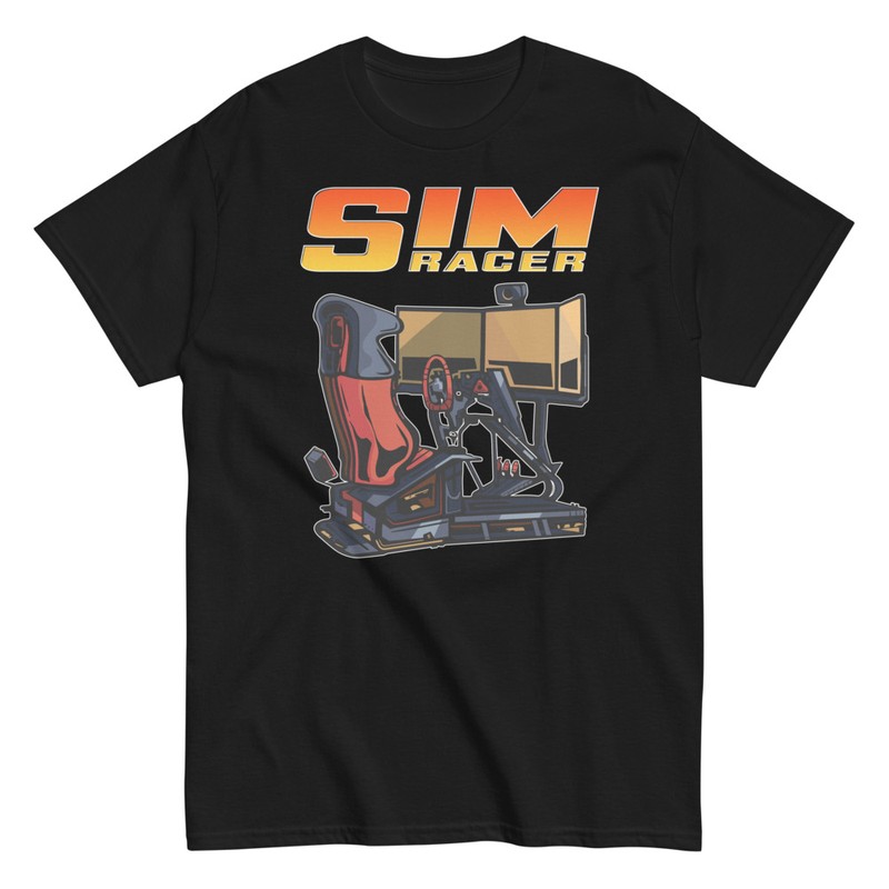 Magliette: Maglietta Sim Racer per gamer