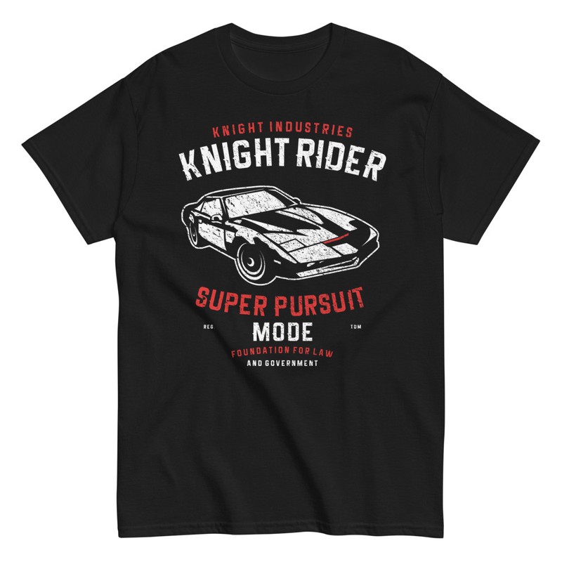 Magliette: Knight Rider Super Pursuit Mode