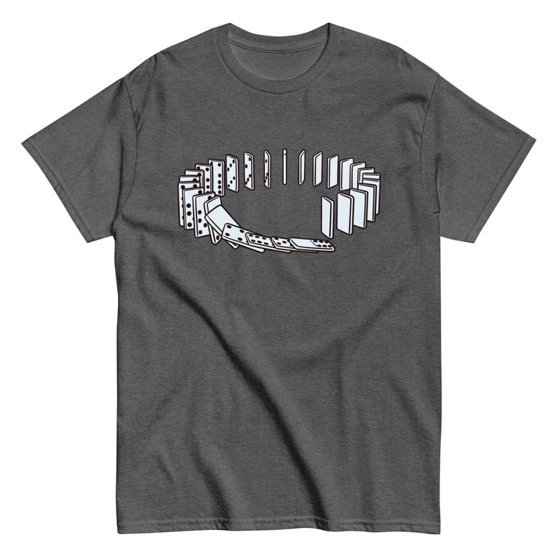 Magliette: Domino Circolare Nerd
