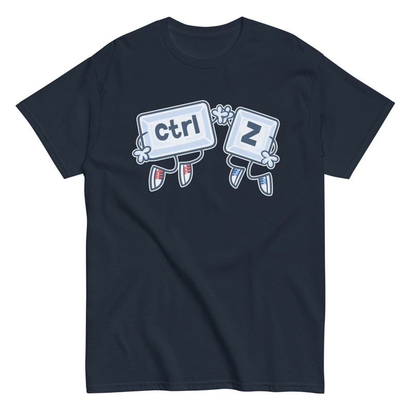 Magliette: Maglietta Ctrl + Z Annulla