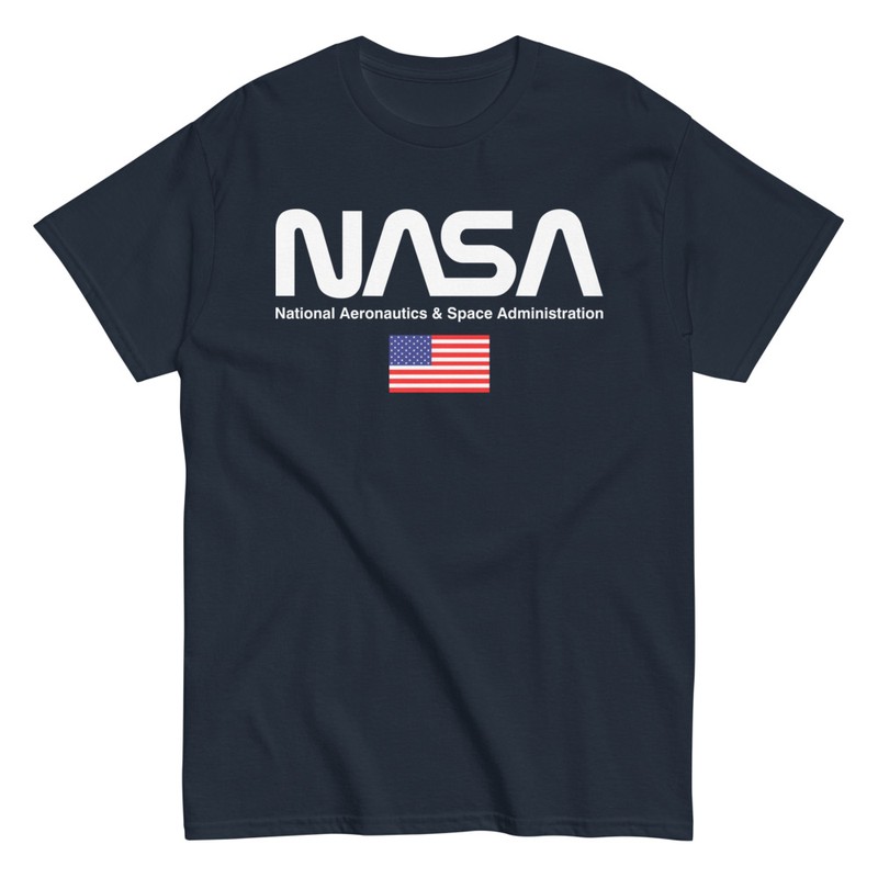 Magliette: Maglietta design NASA con bandiera USA