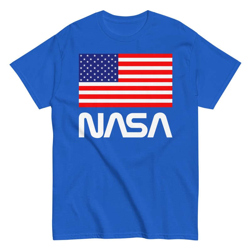 Magliette: Maglietta NASA con bandiera USA