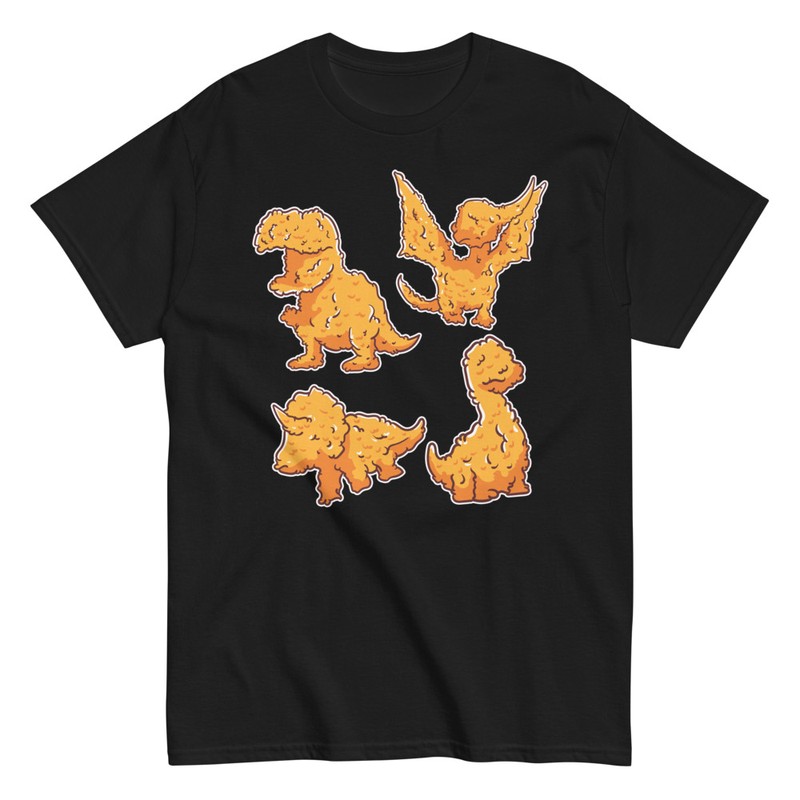 Magliette: Nuggets Dinosauri Divertenti