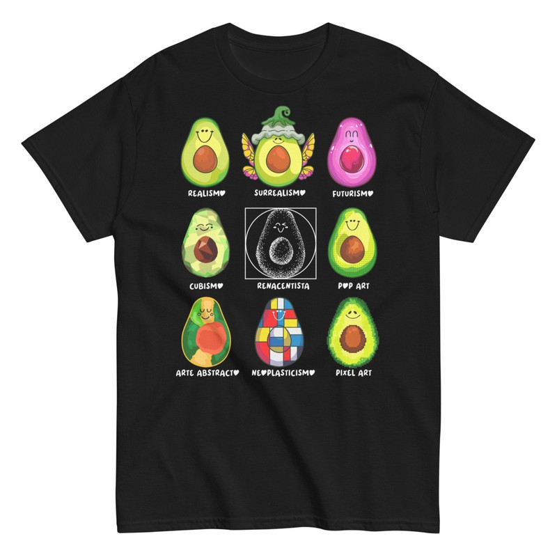 Magliette: Stili Artistici di Avocado